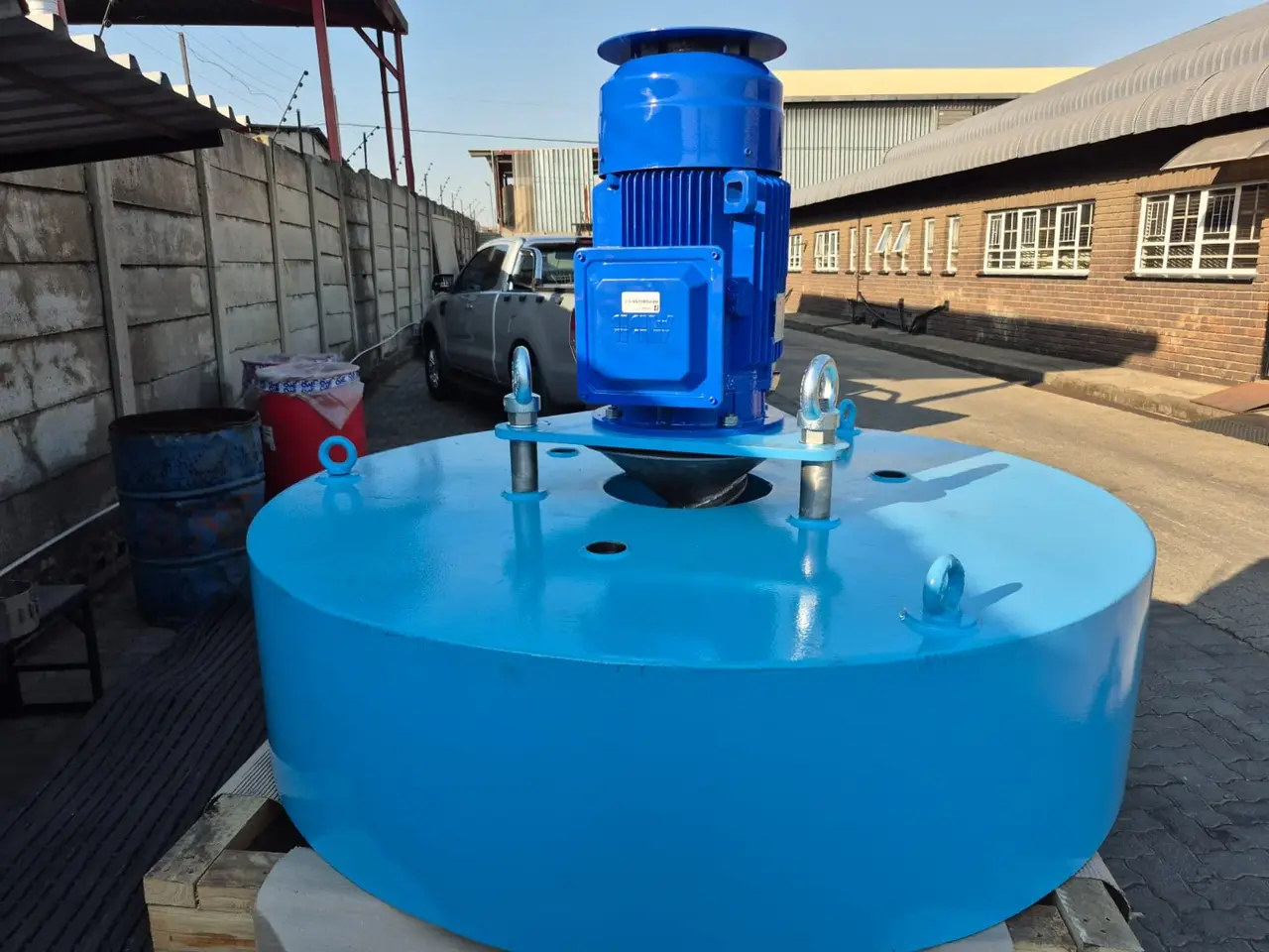 High speed aerator before delivery